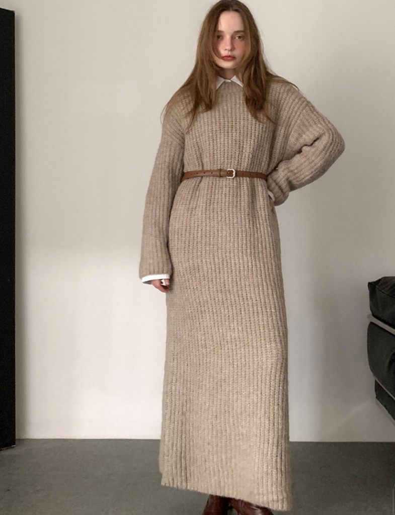 ayla knit dress Long – OUOU searchable:Mini Dresses